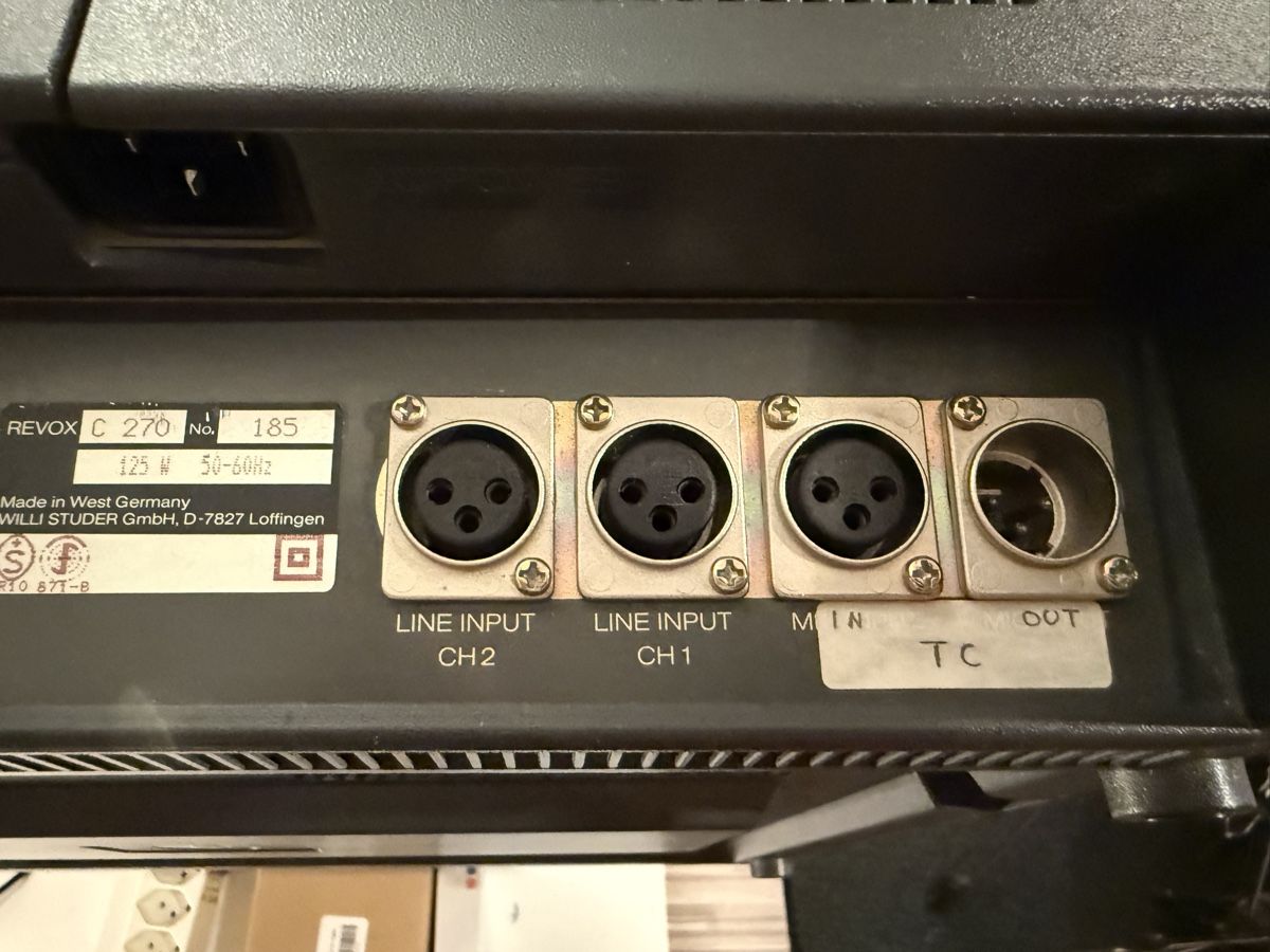 Revox Bandmaschinen: Revox C270 – Gebraucht aus Uster von mabu4ch 4