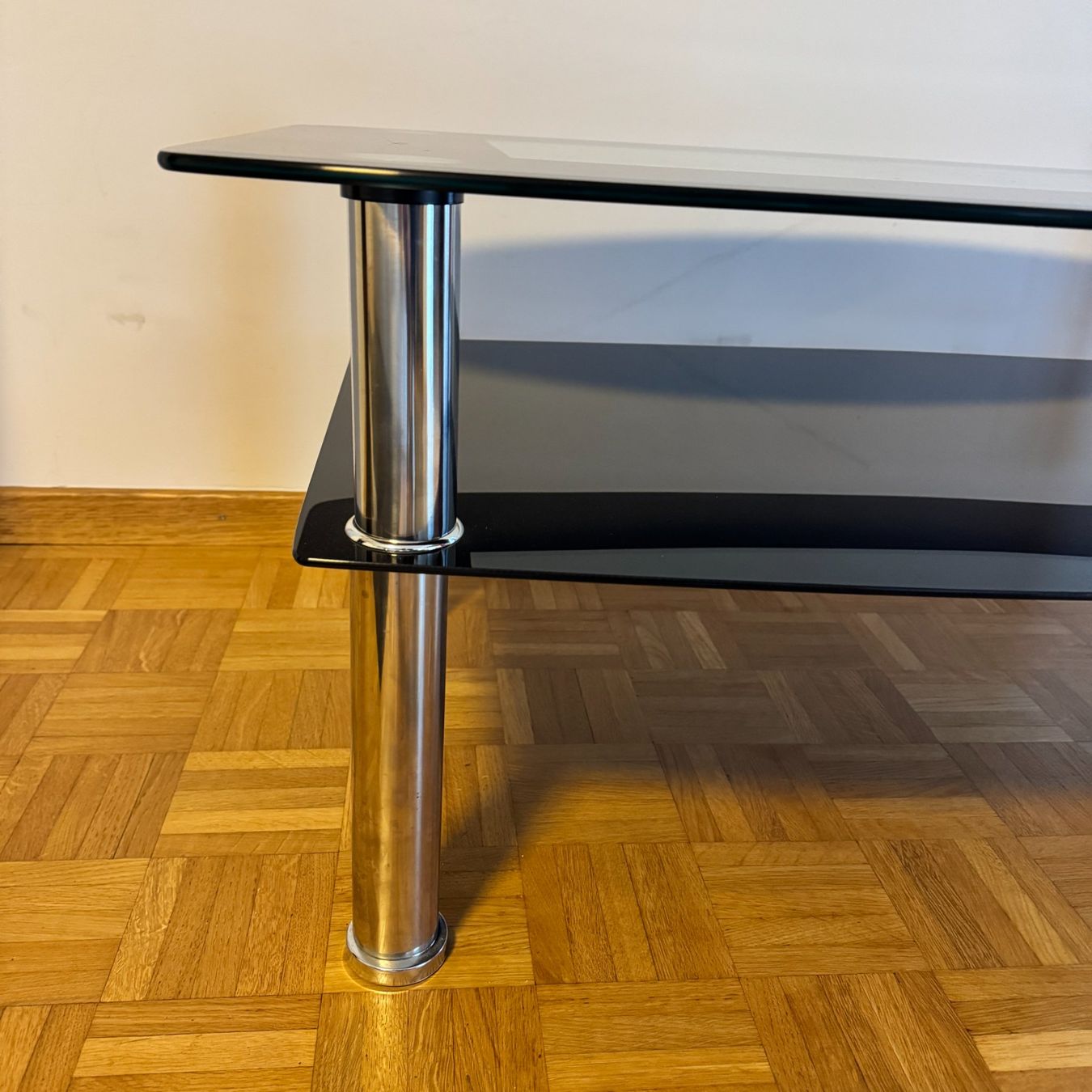 Tavoli: Schwarzer Glas Couchtisch 100 x 63 x 44 cm – Usato da Balzers venduto da dassandro 3