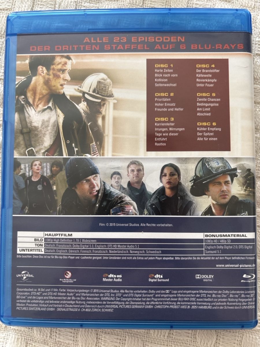 Tous les DVDs: Chicago fire staffel 1-5 bluray – D'occasion à Oberentfelden par Rabaelikus 3