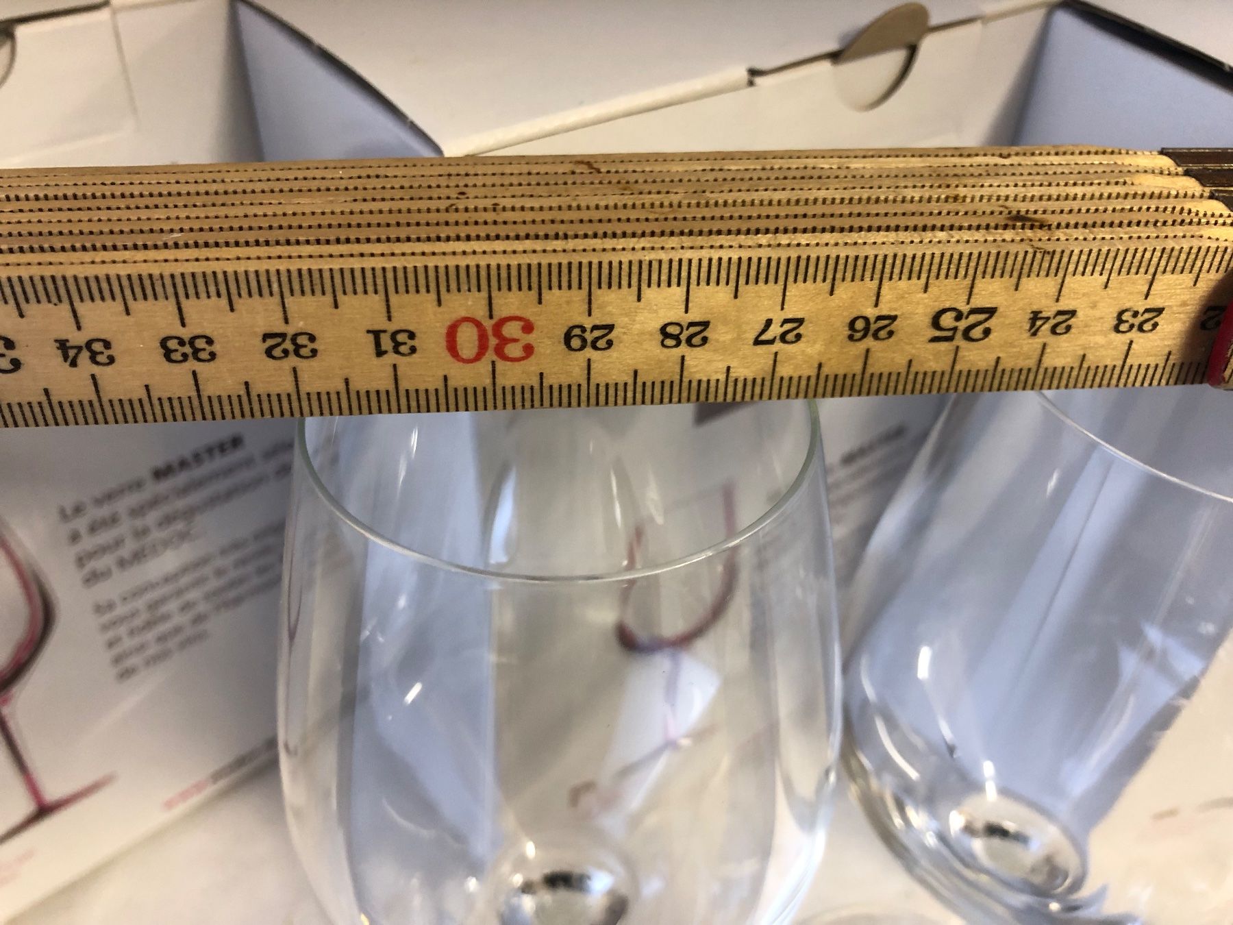 Bicchieri: 6 schöne Bordeaux Weingläser... – Nuovo e nell'imballaggio originale da Wöschnau venduto da Vinsale 1