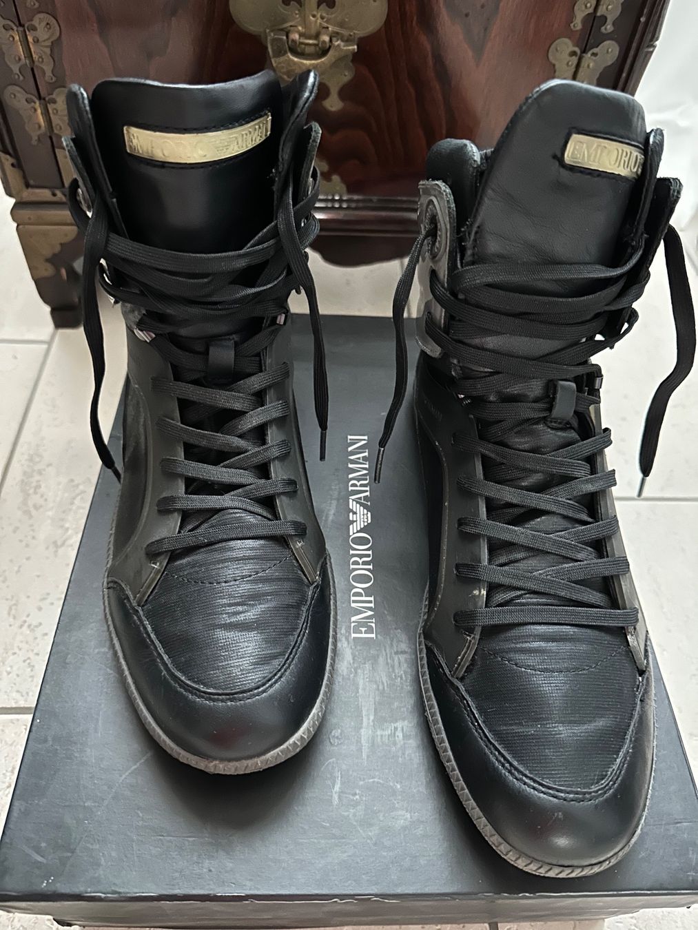 Armani Scarpe da uomo: Armani Hightop Sneaker – Usato da Oetwil am See venduto da bor_71fi