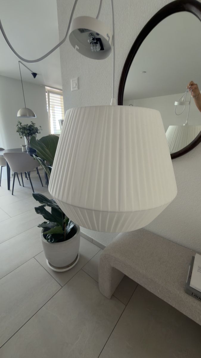 Pfister Lampade: Lampenschirm Modern stoff Durchmesser :40 – Usato da Arbon venduto da 2210oez