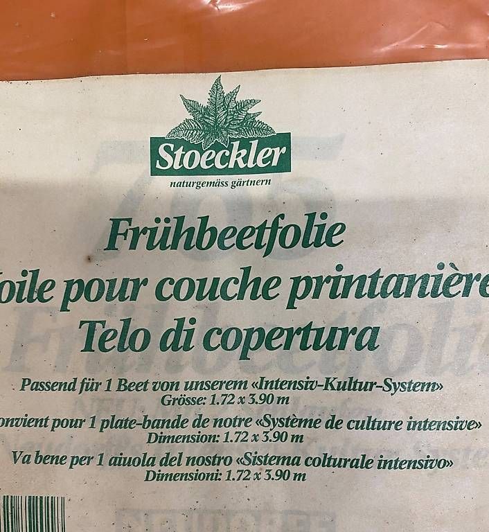 Lackretusche & Schutzfolien: Neue Frühbeetfolie – Neu und originalverpackt aus Rüti ZH von Diana7770