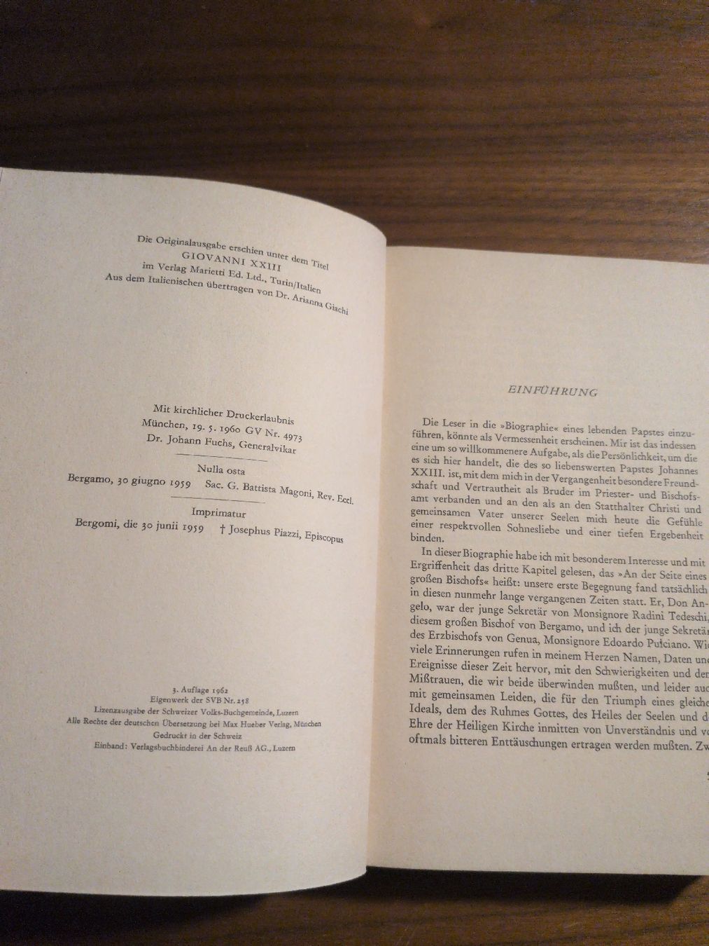 Bücher: Johannes XXIII Leone Algisi – Gebraucht aus Eichberg von san_5grt 1