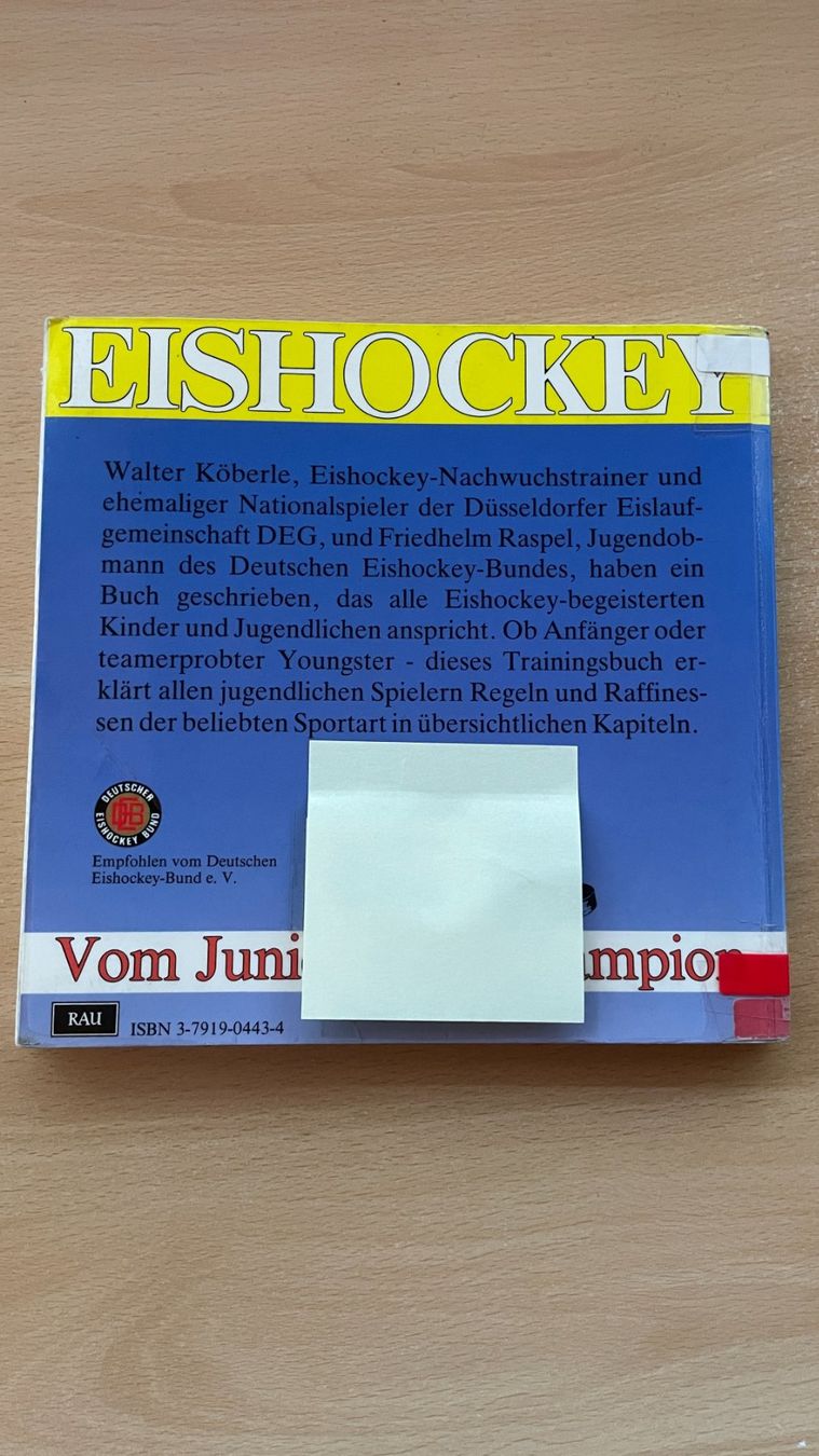Libri: Eishockey vom Junior zum Champion – Usato da Glattfelden venduto da markweb 1