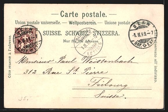 Cartoline postali: Litho Bern, Ansicht vom Bärengraben – Usato da Berlin venduto da bartko-reher 1