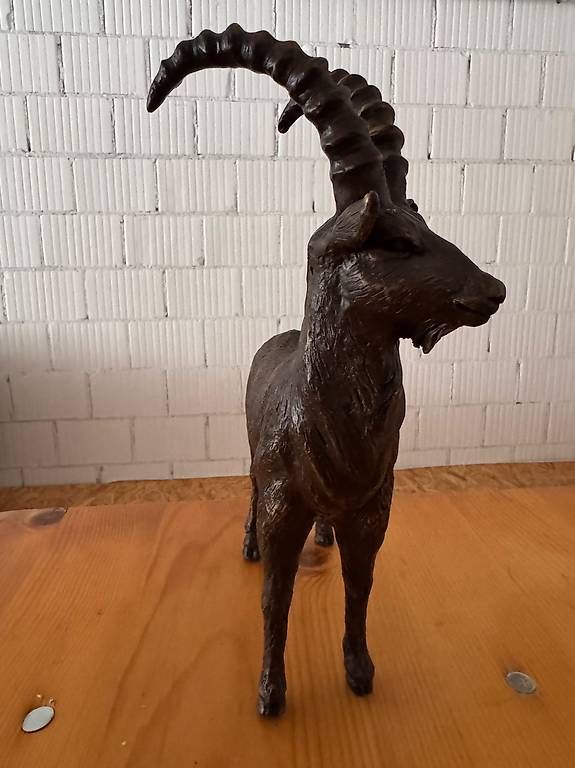 Statuette: Bronzefigur Steinbock – Nuovo (secondo la descrizione) da Ibach venduto da jansim 1