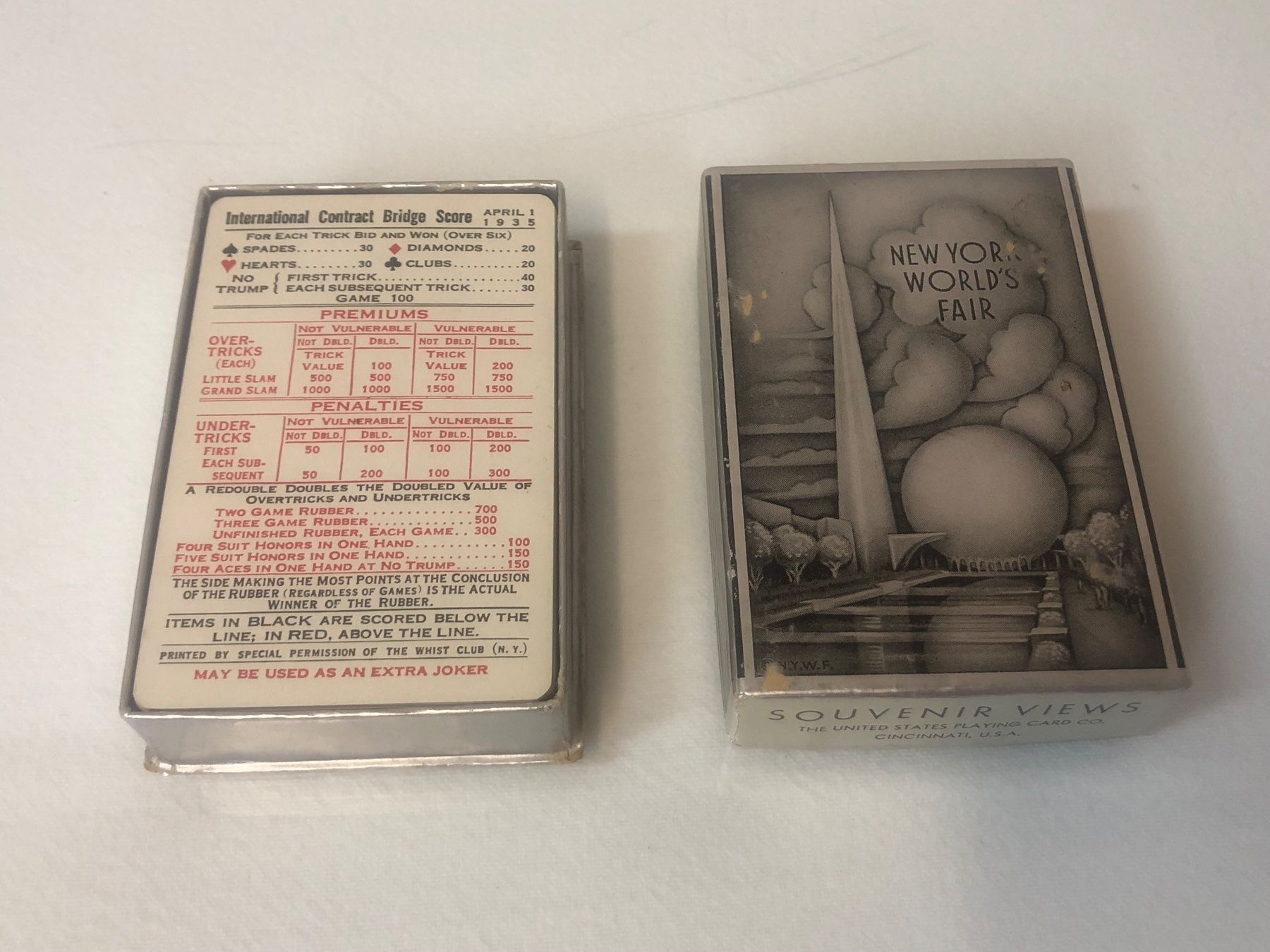 Giochi: Bridgekarten New York World's Fair Souvenir Views – Usato da Brunnen venduto da Allerwaren 3