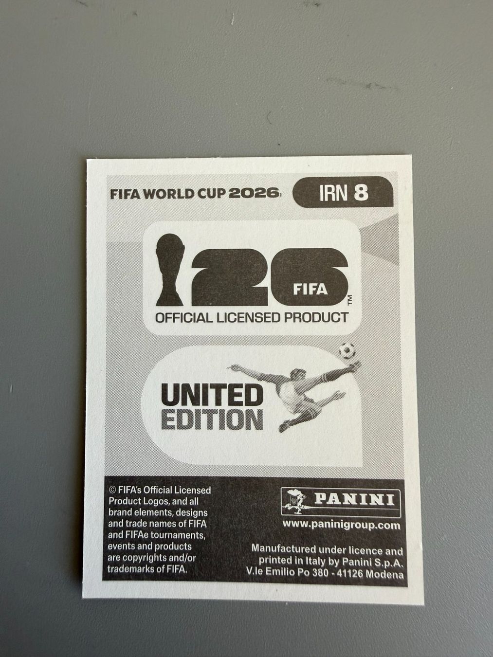 Panini Cartes à collectionner: Panini Hossein Kanaani IRN8 – D'occasion à Liebefeld par Ronaldo-1996 1