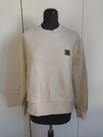 Carhartt Damen Sweatshirt beige mit Logo Grösse S