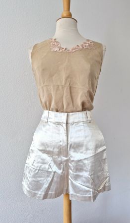 TOP SOMMERTOP ELFE 36 S STICKEREI,  TOP ZU SHORTS HOSE
