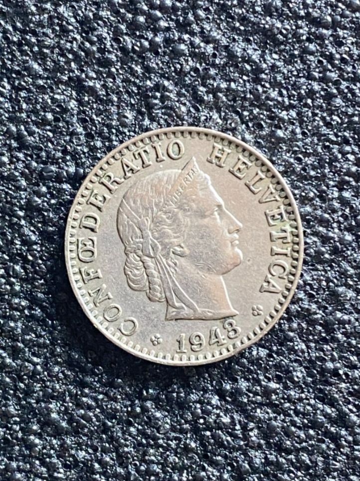 Tutti le monete: 20 Rappen 1943 – Usato da Hünenberg venduto da Ecila