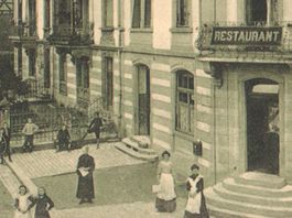 ST.GALLEN: Restaurant Harmonie, Ilgenstrasse animiert ~1910