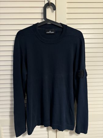 Stone Island Pullover Navy Blue 