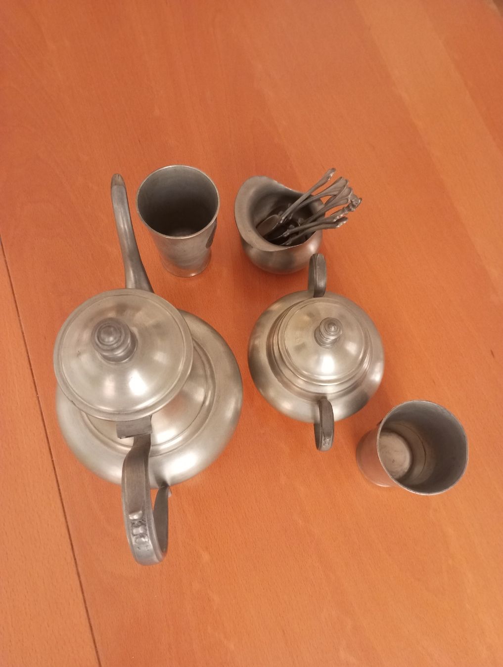 Geschirrsets: Zinngeschirr Kanne Becher – Gebraucht aus Allschwil von Arno1962 3