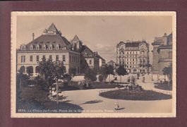 LA CHAUX-DE-FONDS - Place de la Gare - 1912