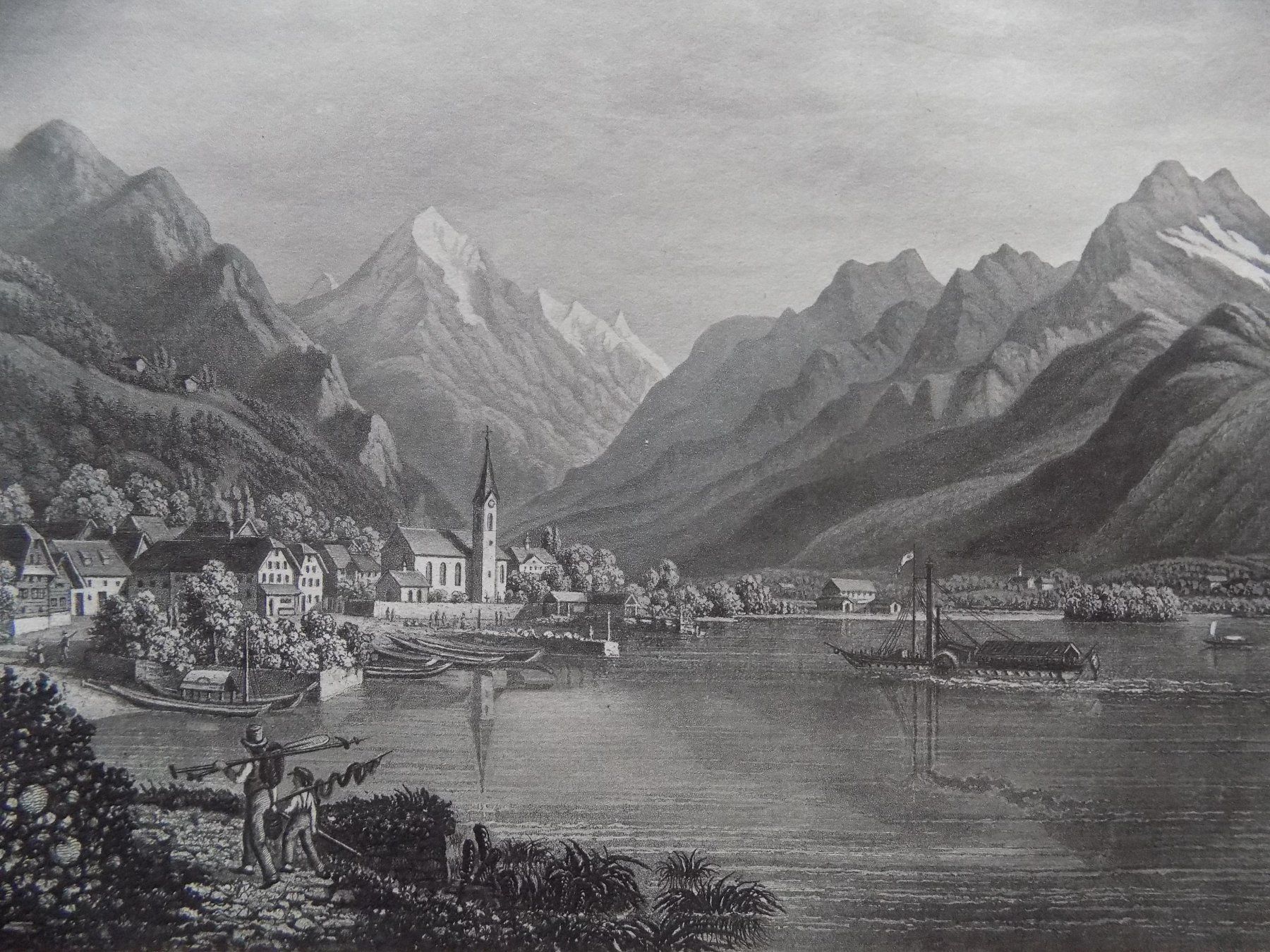 Gravures: Flüelen Bergpanorama – D'occasion à Risch par Rischli15 1