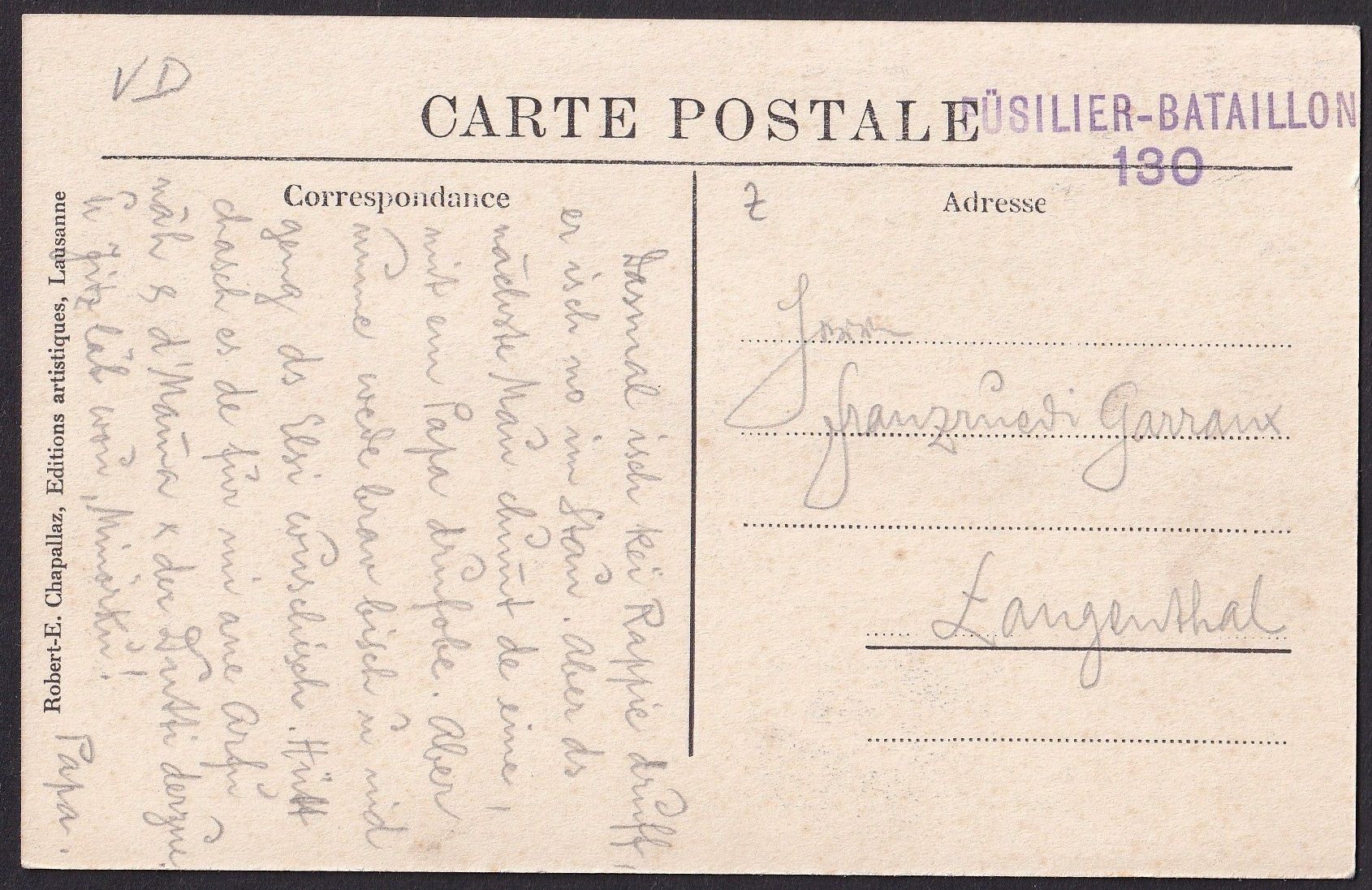 Cartoline postali: Cudrefin Dorfstrasse Feldpoststempel – Usato da Olten venduto da clotaldi 1