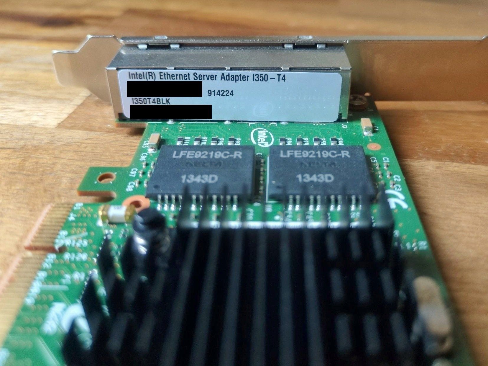Intel Unità & Adattatore: 3x Original Intel i350-T4 Quad NICs – Usato da Langenthal venduto da YElektra 3