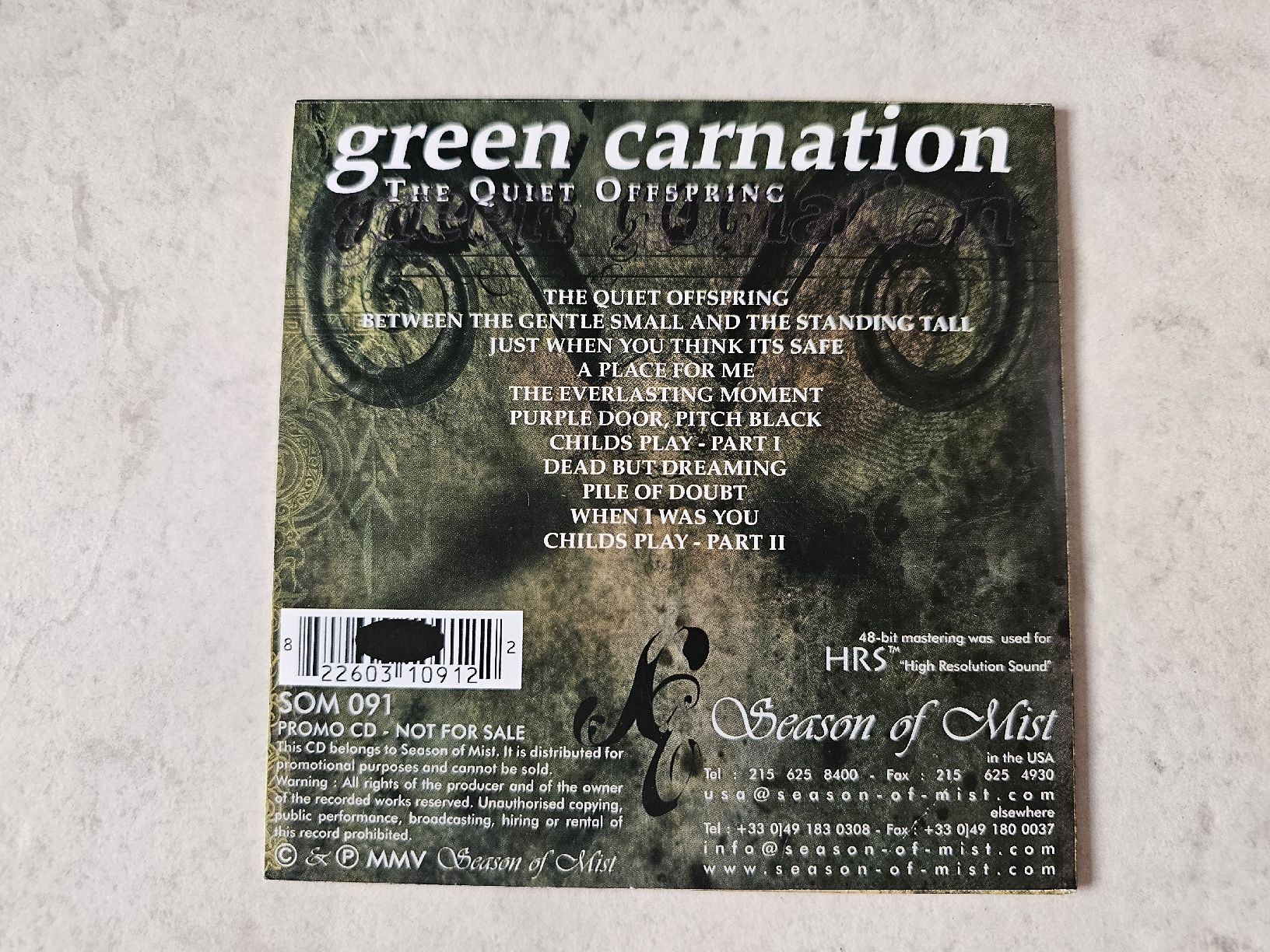 CDs: Green Carnation  -  The Quiet Offspring – Gebraucht aus Schneisingen von backstore24 1