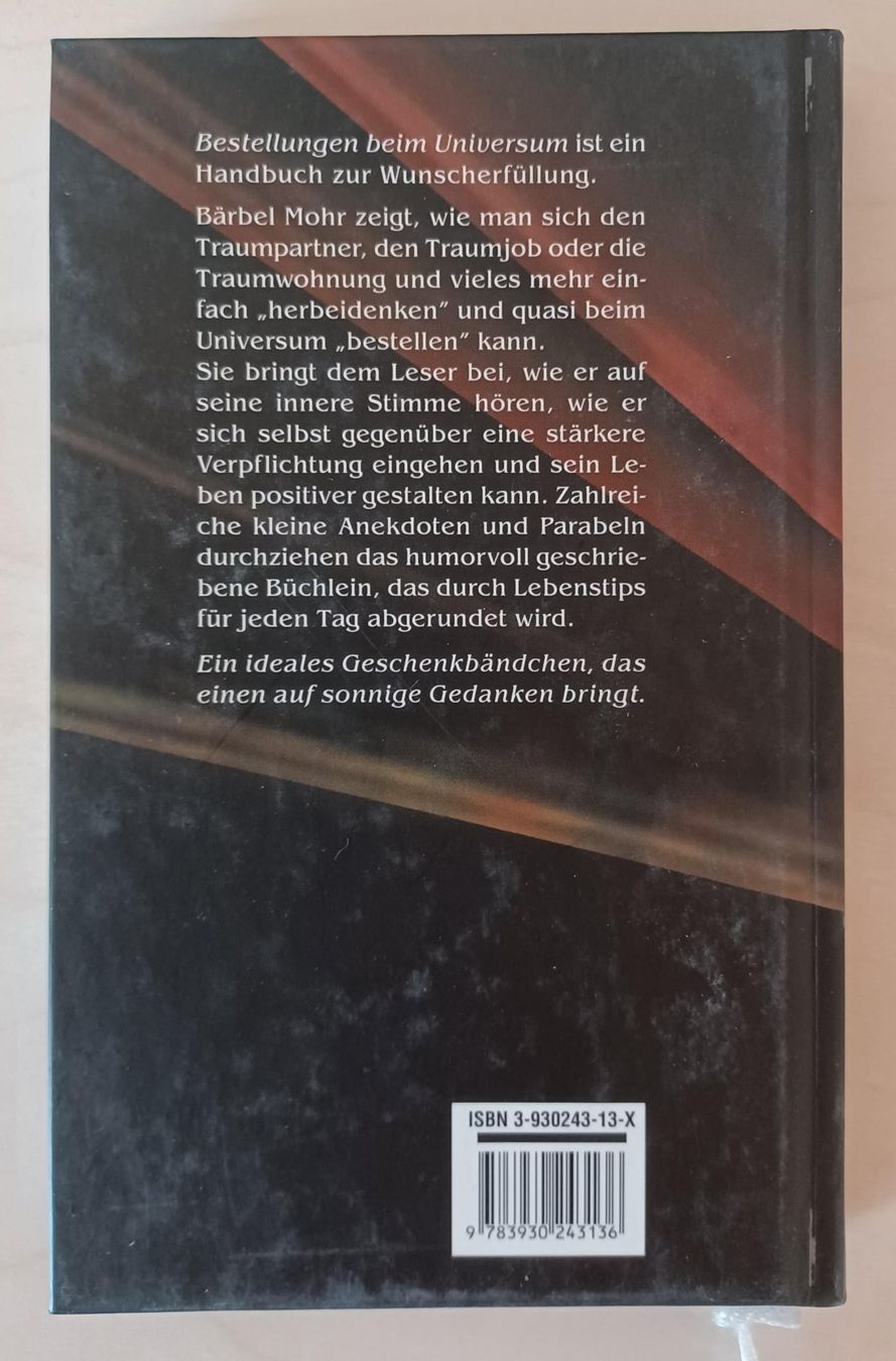 Bücher: Buch - Bestellungen beim Universum – Gebraucht aus Leimbach TG von manu-tg 1