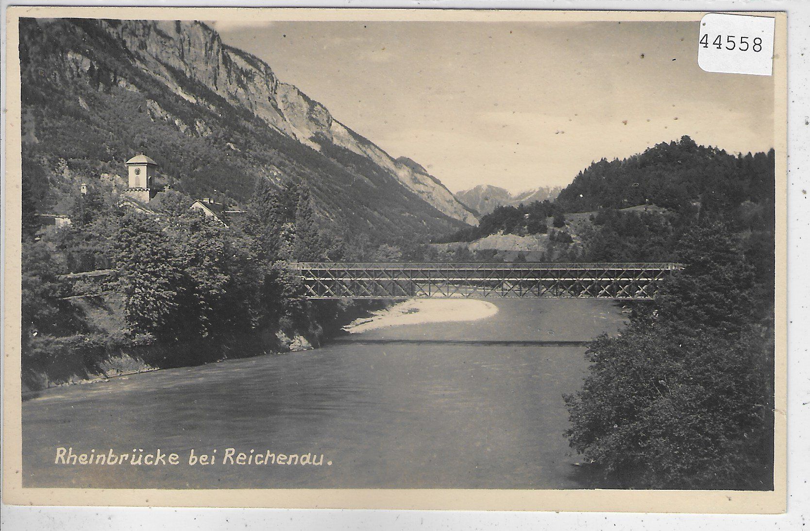 Cartoline postali: Rheinbrücke bei Reichenau – Usato da Ettingen venduto da Kartenplanet