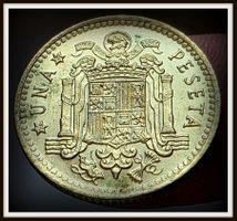 SPANIEN 1 PESETA 1966 74*
