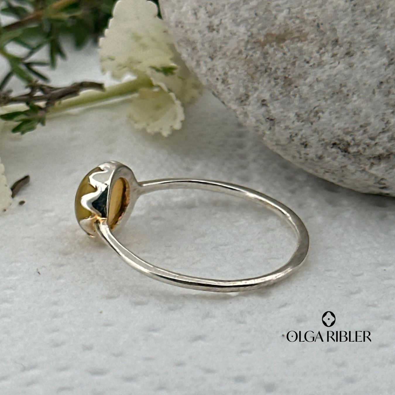 Olga Ribler Anelli: Unikate Opal Ring  -  Sterling Silber 925 – Nuovo (secondo la descrizione) da Luzern venduto da Schmuckoutlet 4