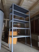 Regal Metall grau 5 Tablare
