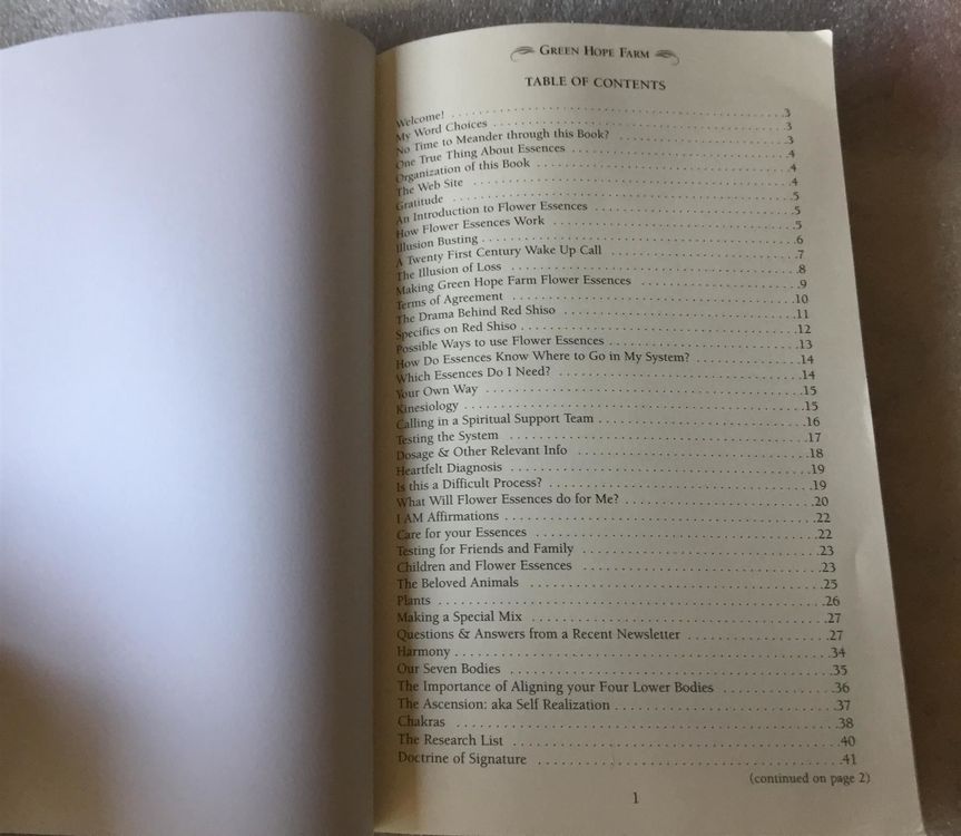 Flower Essences A guide Green Hope Farm Kaufen auf Ricardo