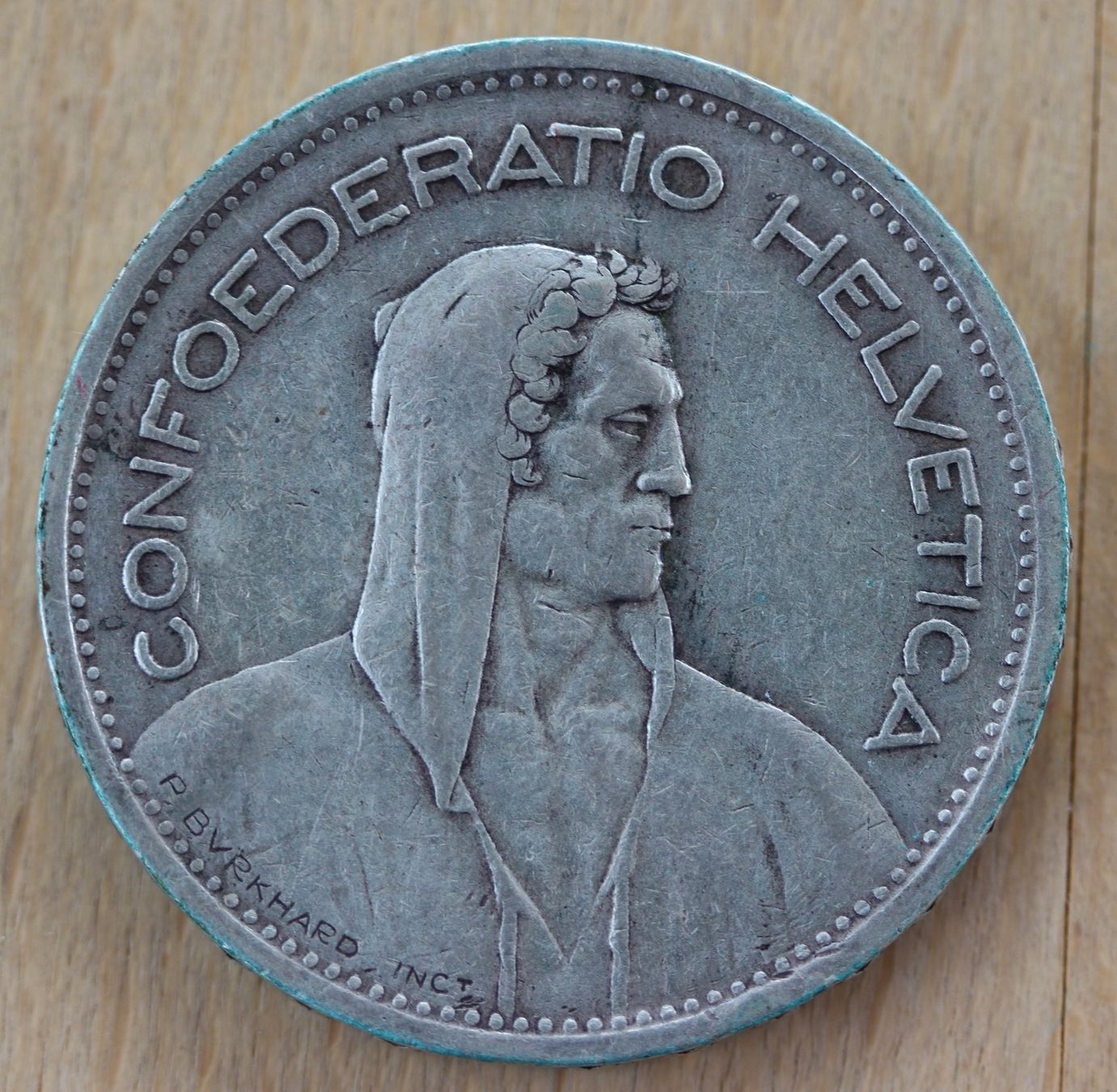 Tutti le monete: 5 CHF 1949 – Usato da Rheinfelden venduto da Fitscherella 1
