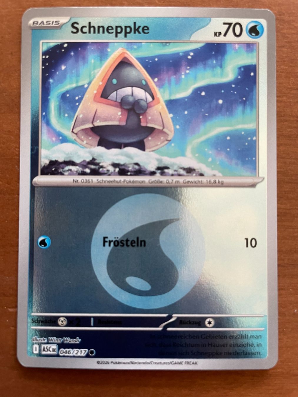 Pokémon Carte collezionabili: Pokemon Schneppke Reverse (Versand gratis) – Nuovo (secondo la descrizione) da Chur venduto da Angerson