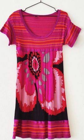 MISSONI Luxus Kleid Dress Tunika Viscose Gr.S