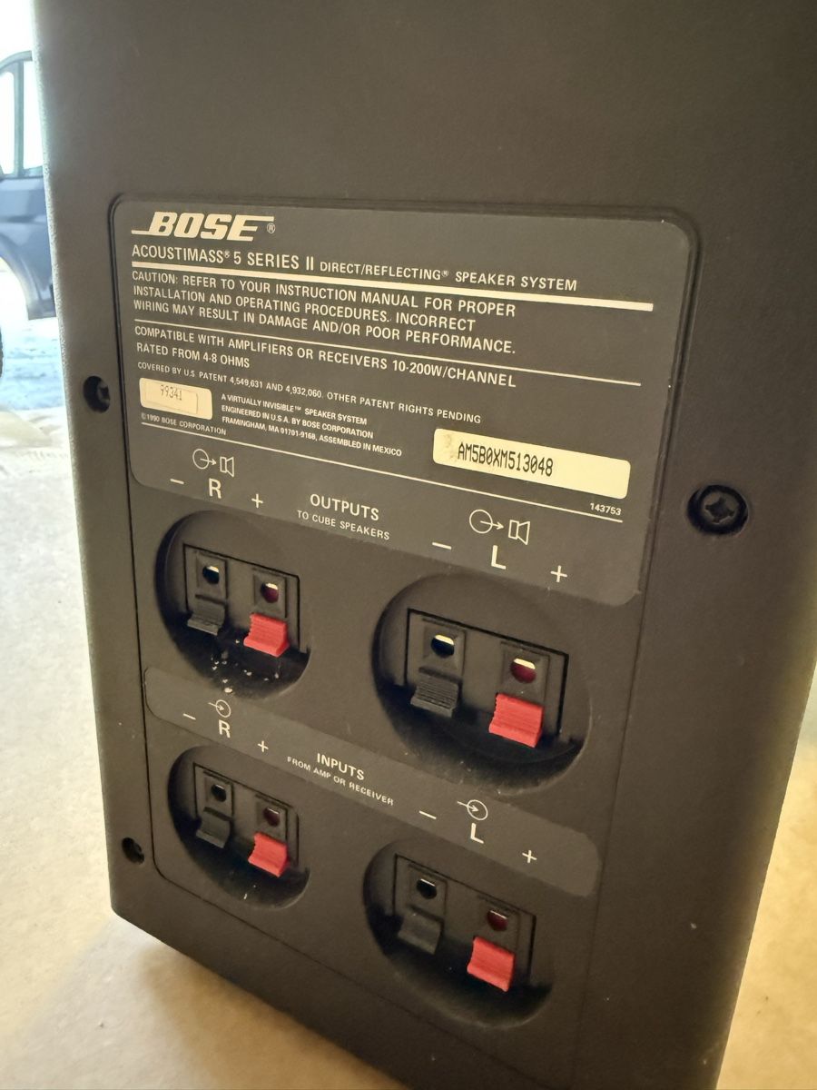 Bose Lautsprecher: BOSE Acustimass 5 Soundsystem  – Gebraucht aus Märstetten von Lehnik 3