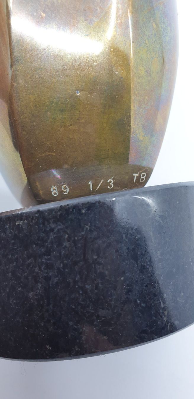 Skulpturen & Statuen: Bronze Skulptur nummeriert  Monogramm TB – Gebraucht aus Emmen von Brockofsky 4