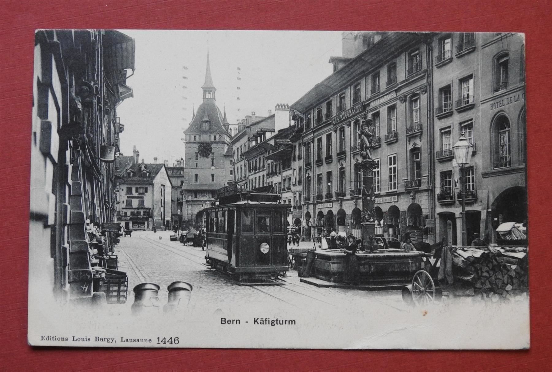 Cartoline postali: Bern - Käfigturm, mit Tram – Usato da Rain venduto da 999-800-K