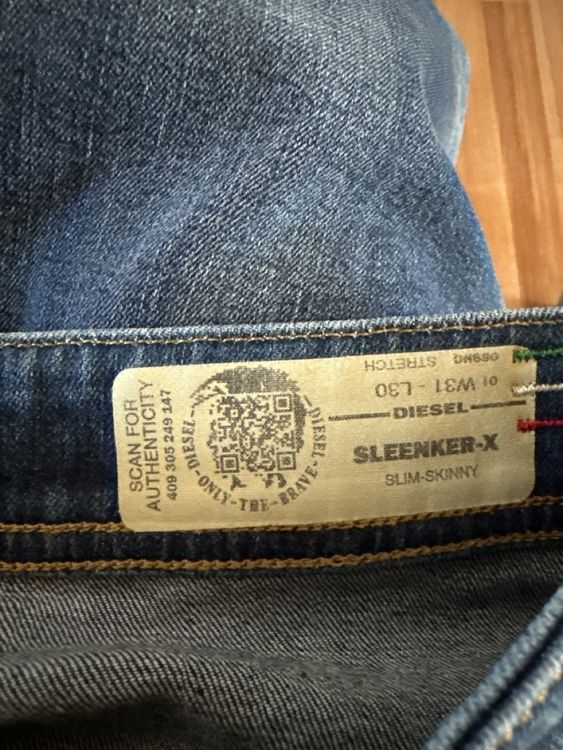 Diesel Jeans: Diesel Sleanker-X Slim Skinny, W31/L30 einf. Bundweite 38cm – Usato da Haslen AI venduto da Jakusi95 3