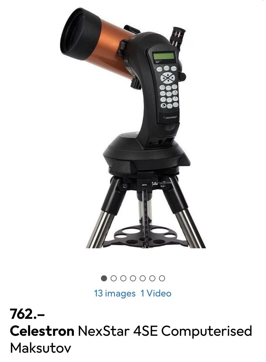 Celestron Télescopes: Celestron NexStar 4 SE inkl. Okular & Filterkit – D'occasion à Sargans par xsv_8snl 6
