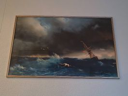 "Der Überlebende" Kunstdruck mit Rahmen und Acrylverglasung