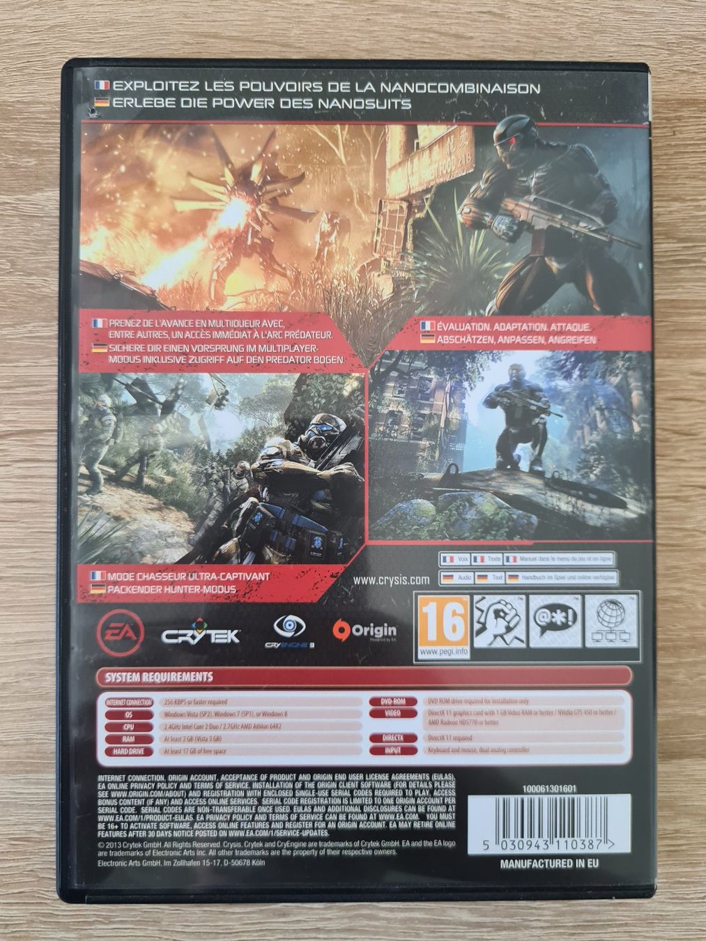 Giochi: Crysis 3 (2 DVD) (Multilanguage) - PC – Usato da Carouge GE venduto da Franllo 1
