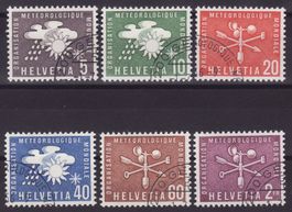 OMM Satz SBK-Nr. 1-6 (Symbolische Darstellungen 1956)