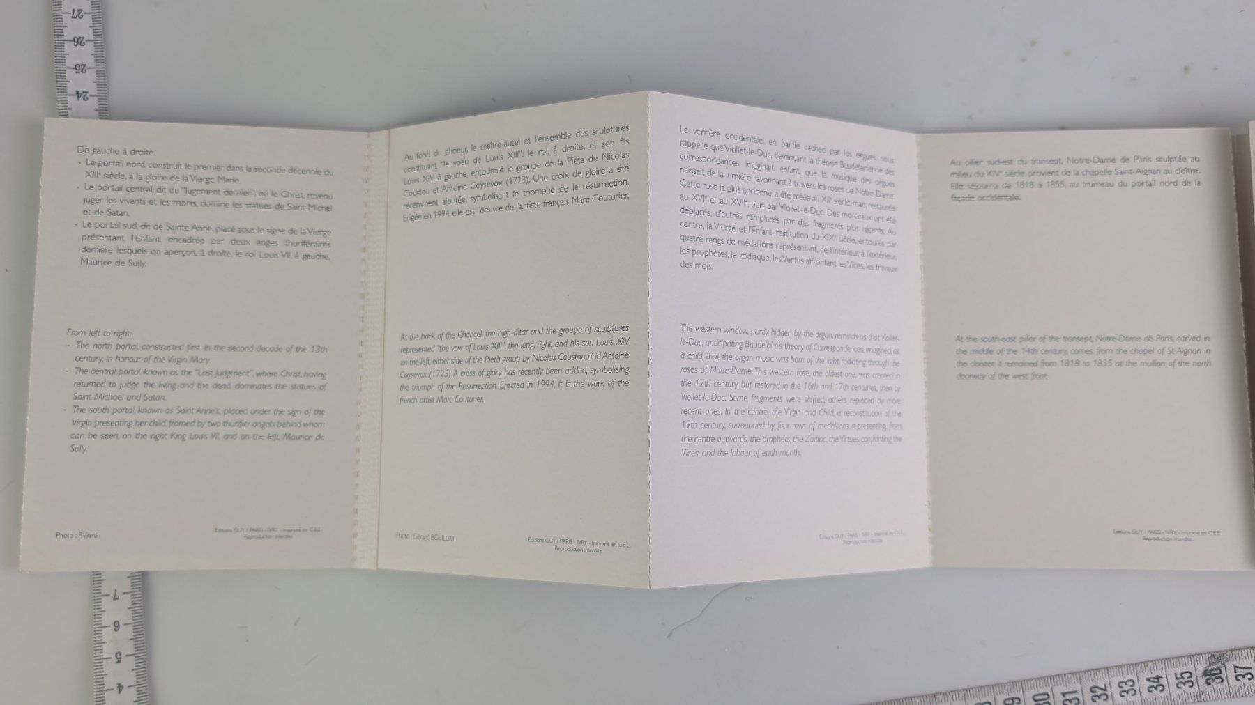 Cartoline postali: Notre Dame de Paris, 10 alte Ansichtskarten als Booklet – Nuovo (secondo la descrizione) da Zürich venduto da axolottchen 4