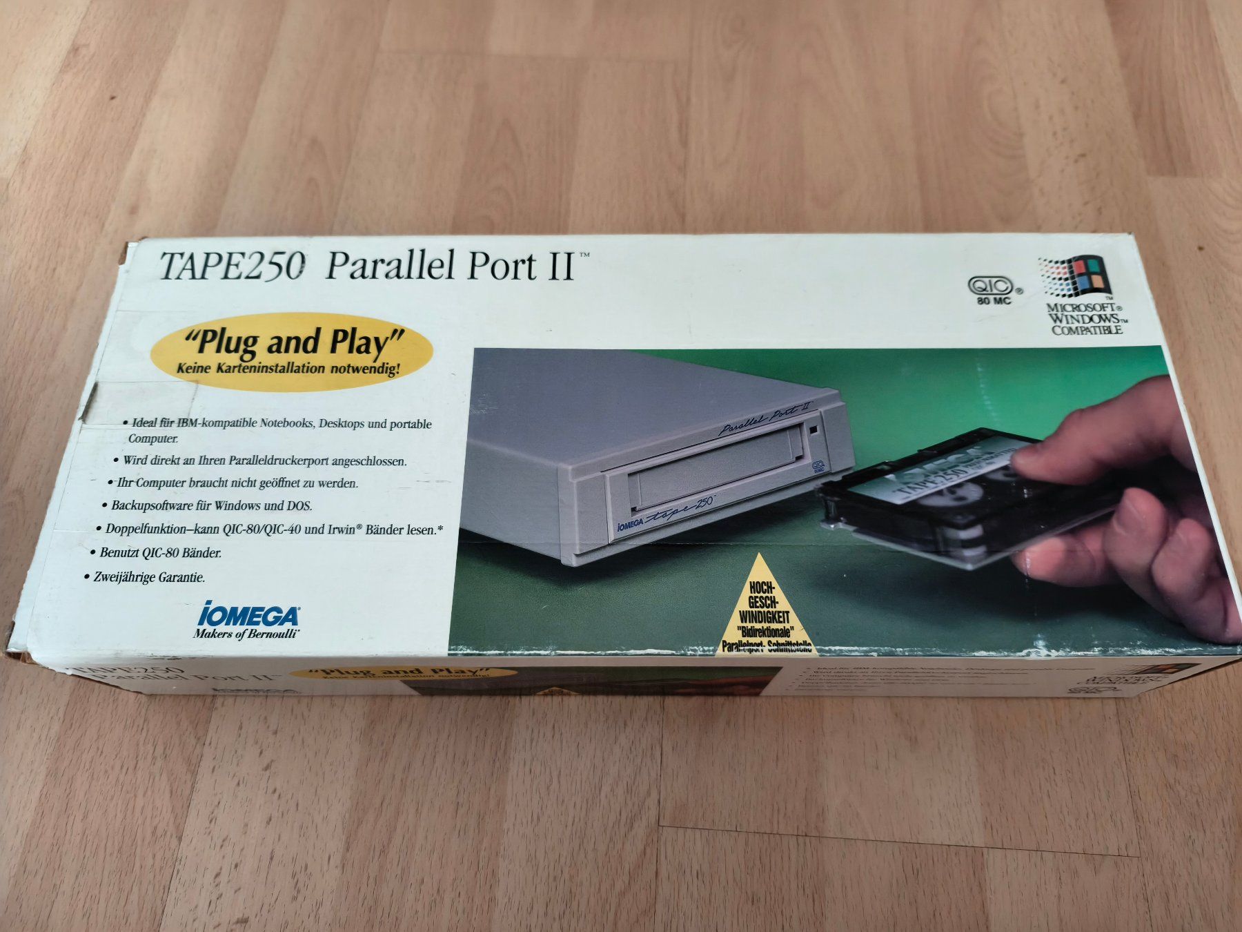Dischi rigidi: RETRO IOMEGA TAPE250 Parallel Port II – Usato da Zürich venduto da mhxone