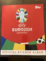 Topps-Album Euro 2024 (8 Sticker fehlen)