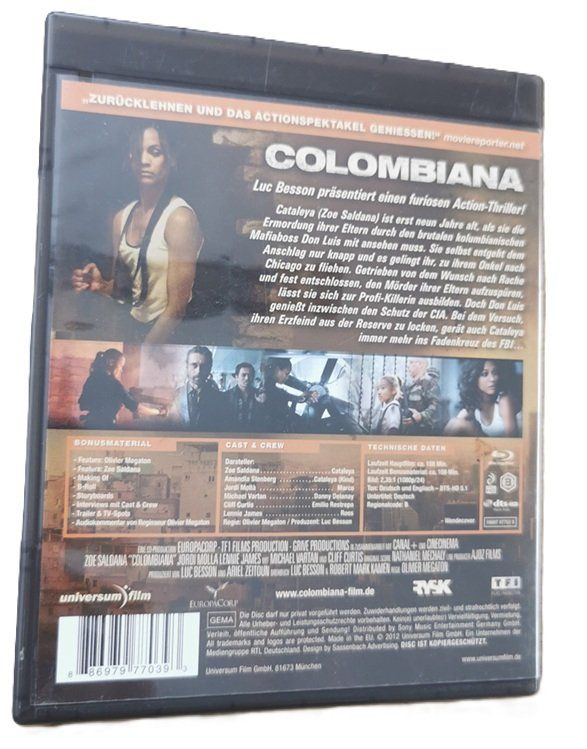 Tutti i DVDs: Colombiana  (Blu-Ray) – Usato da Wilen b. Wollerau venduto da morethanmusic 1