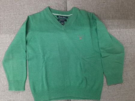 Wunderschöner orig. GANT Pullover Grün-110-116/5-6J TOP!!