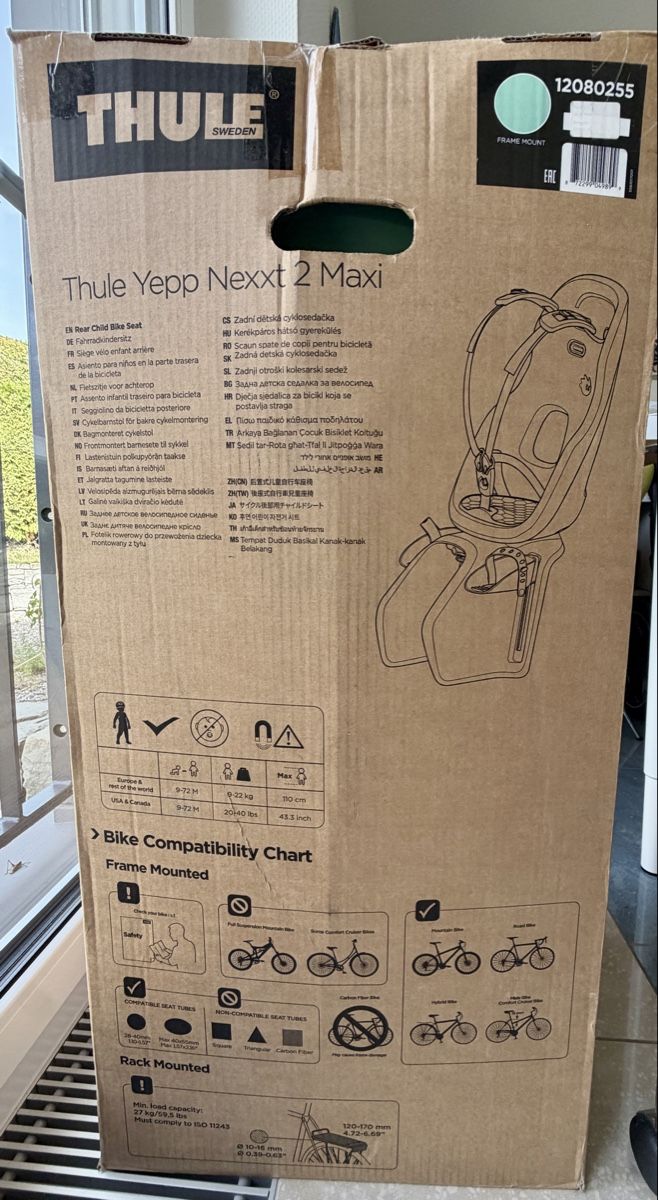 Thule Pezzi di ricambio: Thule Yepp Nexxt 2 Maxi mint - Neu & in OVP – Nuovo e nell'imballaggio originale da Engelburg venduto da Annis_Crew 1