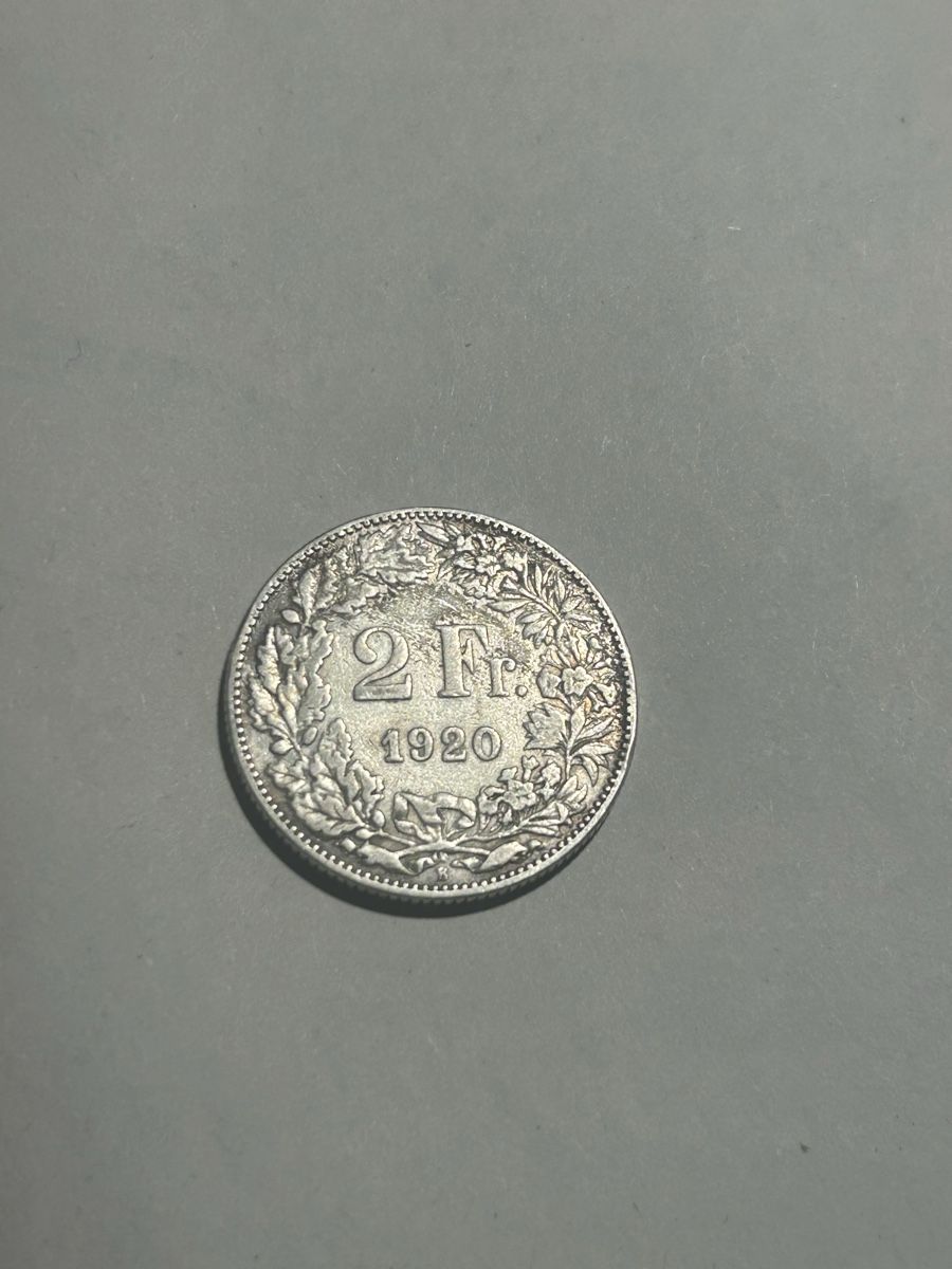 Alle Münzen: 2.- 1920 – Gebraucht aus Le Brassus von val_c8d8