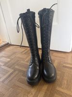 Stiefel Damen Schnürung schwarz. Grösse 38 guter Zustand