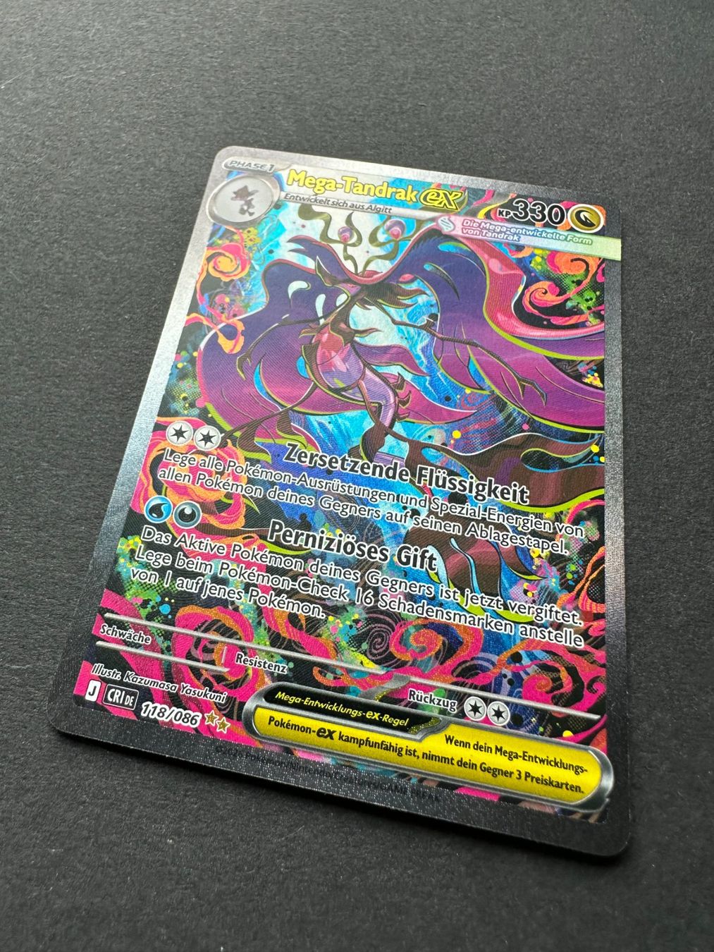 Pokémon Carte collezionabili: Pokémon Karte Mega-Tandrak ex – Usato da Zug venduto da Supervamp 1
